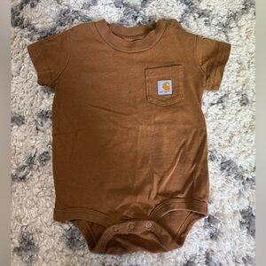 Carhartt Infant Bodysuit in Brown